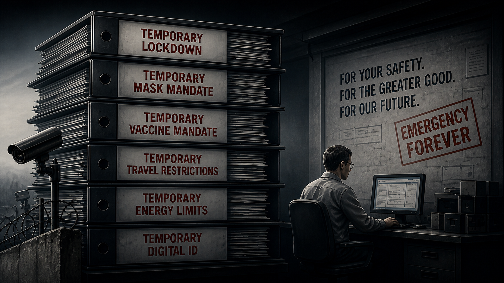 The Permanent Emergency:  How the West traded liberty for the illusion of security