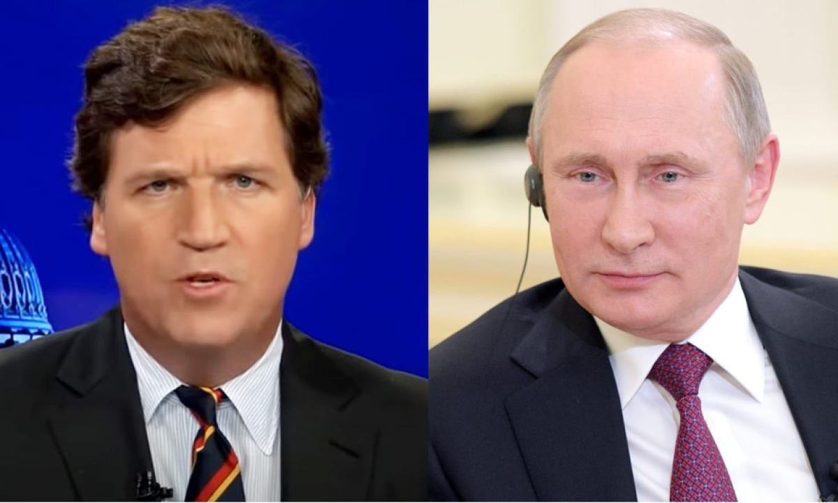 Tucker Carlson in Moskau – Interview mit Putin?