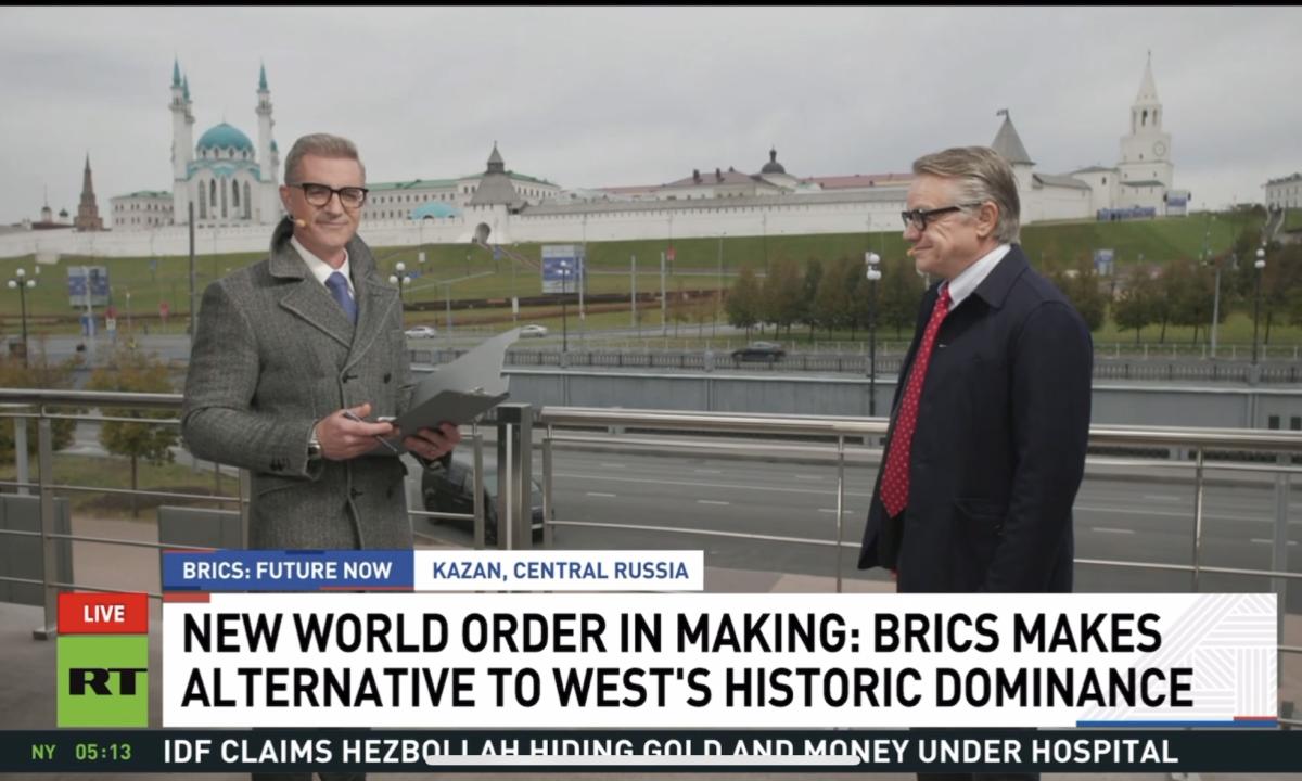 Peter Hänseler im Interview mit RT-International