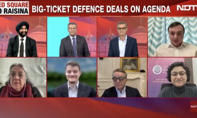 Peter Hanseler participe à une table ronde avec la chaîne de télévision indienne NDTV