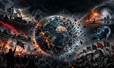 Global Tipping Points Lead the World Into a State of Entropy